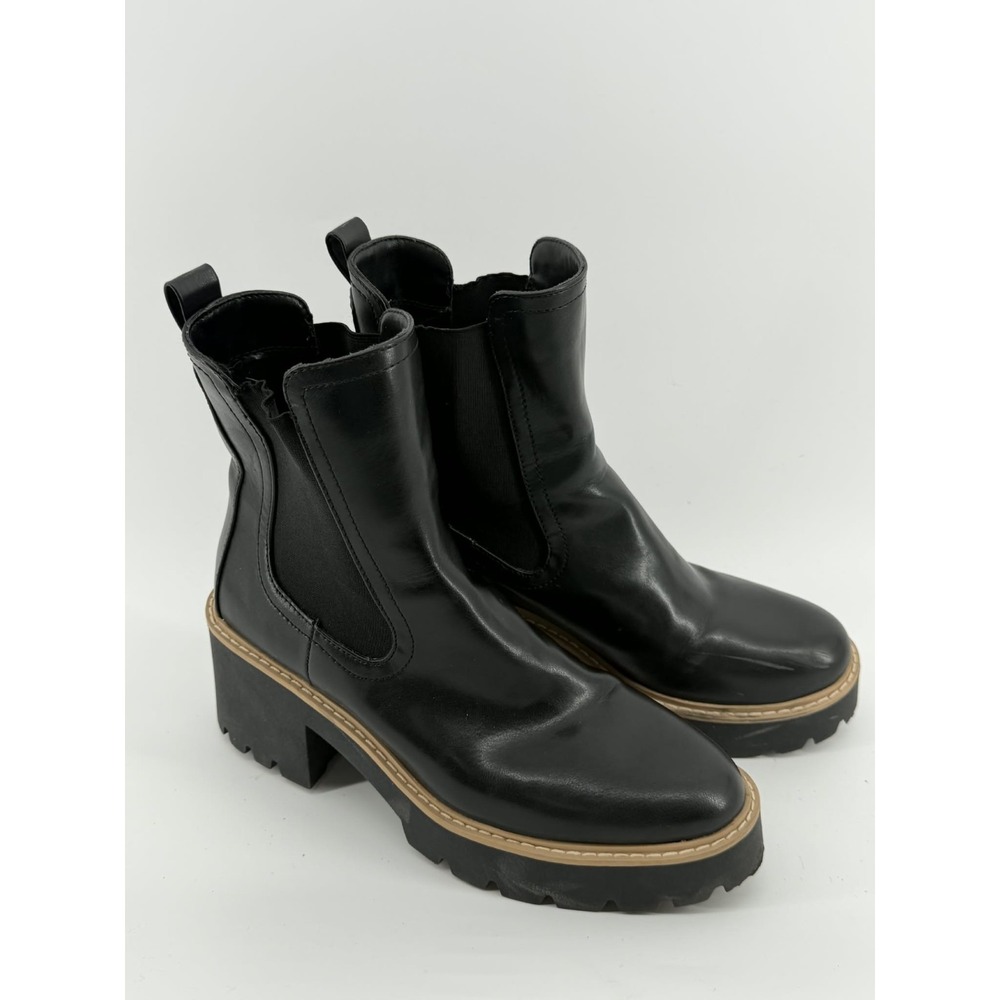 Dolce Vita Women's Size 9.5 Black Tobias Lug Boot New Booties